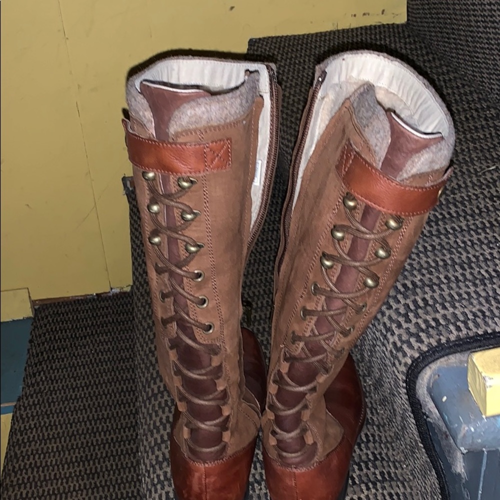 Beautiful limited edition lace up boots.